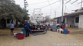 Trujillo: Distribución de agua en cisternas terminaría hoy