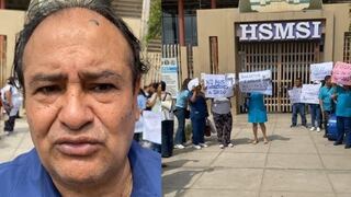 Plantón en el Hospital Santa María del Socorro: trabajadores exigen renuncia del director