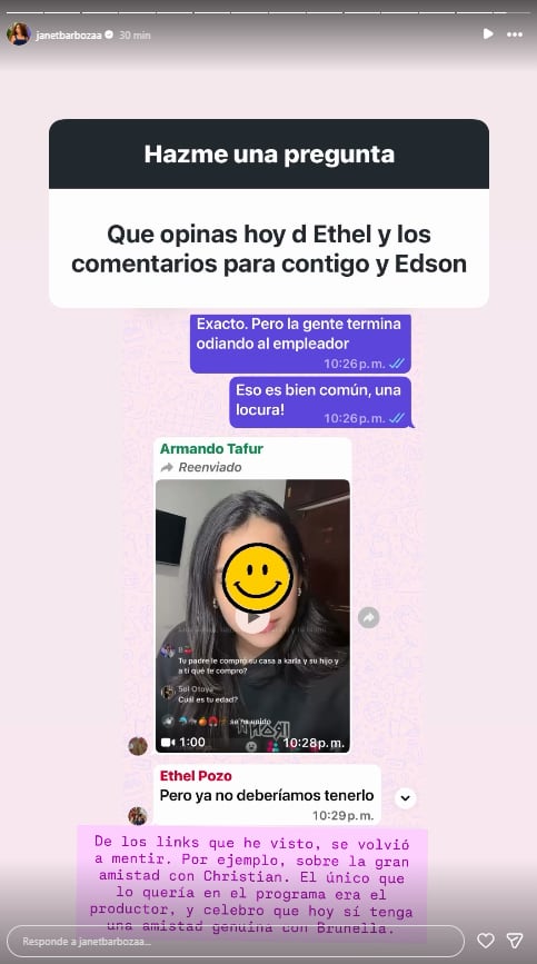 (Captura: @janetbarbozaa)