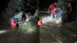 Tragedia en Piura: menor pierde la vida al intentar cruzar quebrada activada por lluvias en Ayabaca