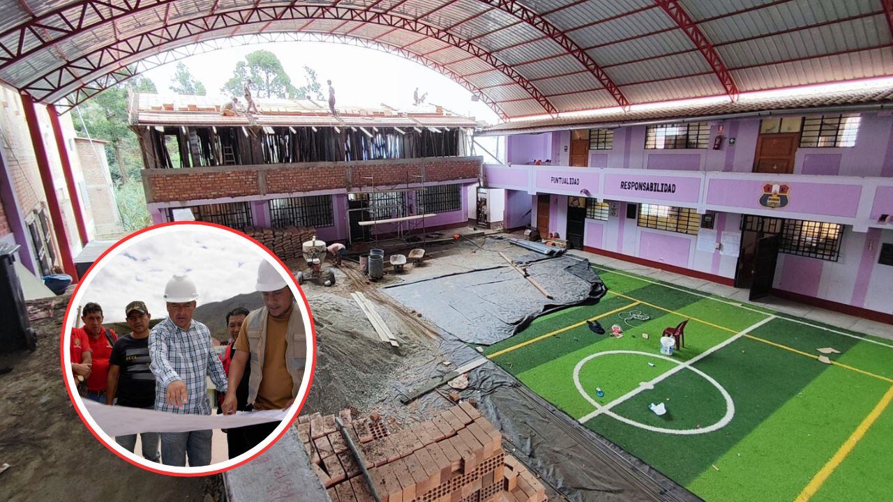 La construcción del centro educativo N” 80800″ está al 80% de ejecución, en el distrito de Pataz.