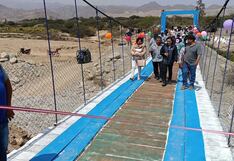 Chincha: agricultores de Tierras Nuevas con puente para trasladas sus cultivos