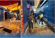 Realizan jornada de limpieza y fumigación en el Mercado Ferial N.° 2 de Pisco