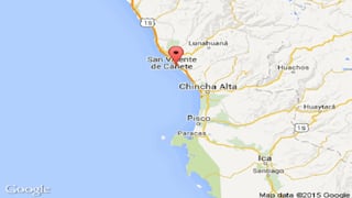 Temblor de magnitud 4.8 se registra en Cañete esta mañana