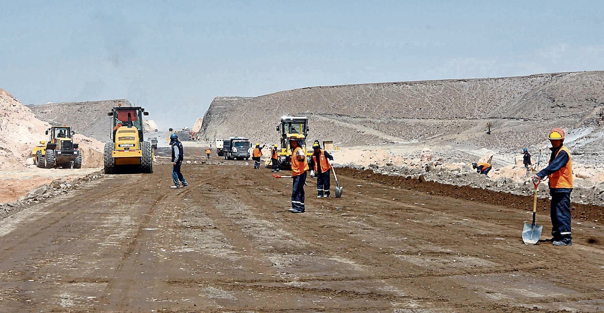 Obra vial Arequipa - La Joya. Foto: GEC.