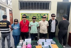 Ica: detienen a cinco por presunto tráfico ilícito de drogas y tenencia ilegal de municiones