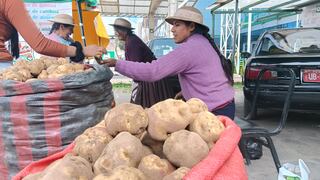 Huancayo: Venden papa nativa hasta S/1.80 por kilo en feria