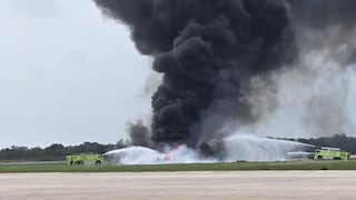 Avión ejecutivo se estrella cuando intentaba aterrizar de emergencia en República Dominicana