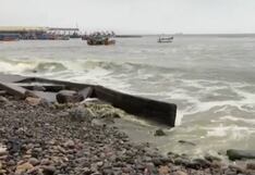 Oleajes golpean San Andrés y paralizan pesca artesanal en Pisco