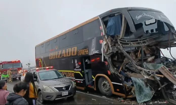 Un fallecido y más de 10 heridos deja accidente de bus interprovincial en Punta Negra