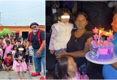 Pisco: incendio dejó en cenizas su hogar, pero se unen por cumpleaños de menor