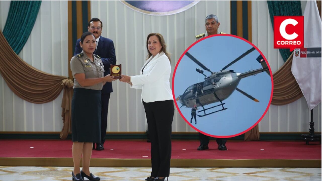 En acto de reconocimiento, Dina Boluarte instó a incrementar el número de vacantes en la escuela de Policía Femenina. Fotos: Giancarlo Avila @photo.gec