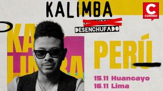 Kalimba vuelve a Perú para presentar su show ‘Desenchufado’ en una gira que lo llevará por varias ciudades