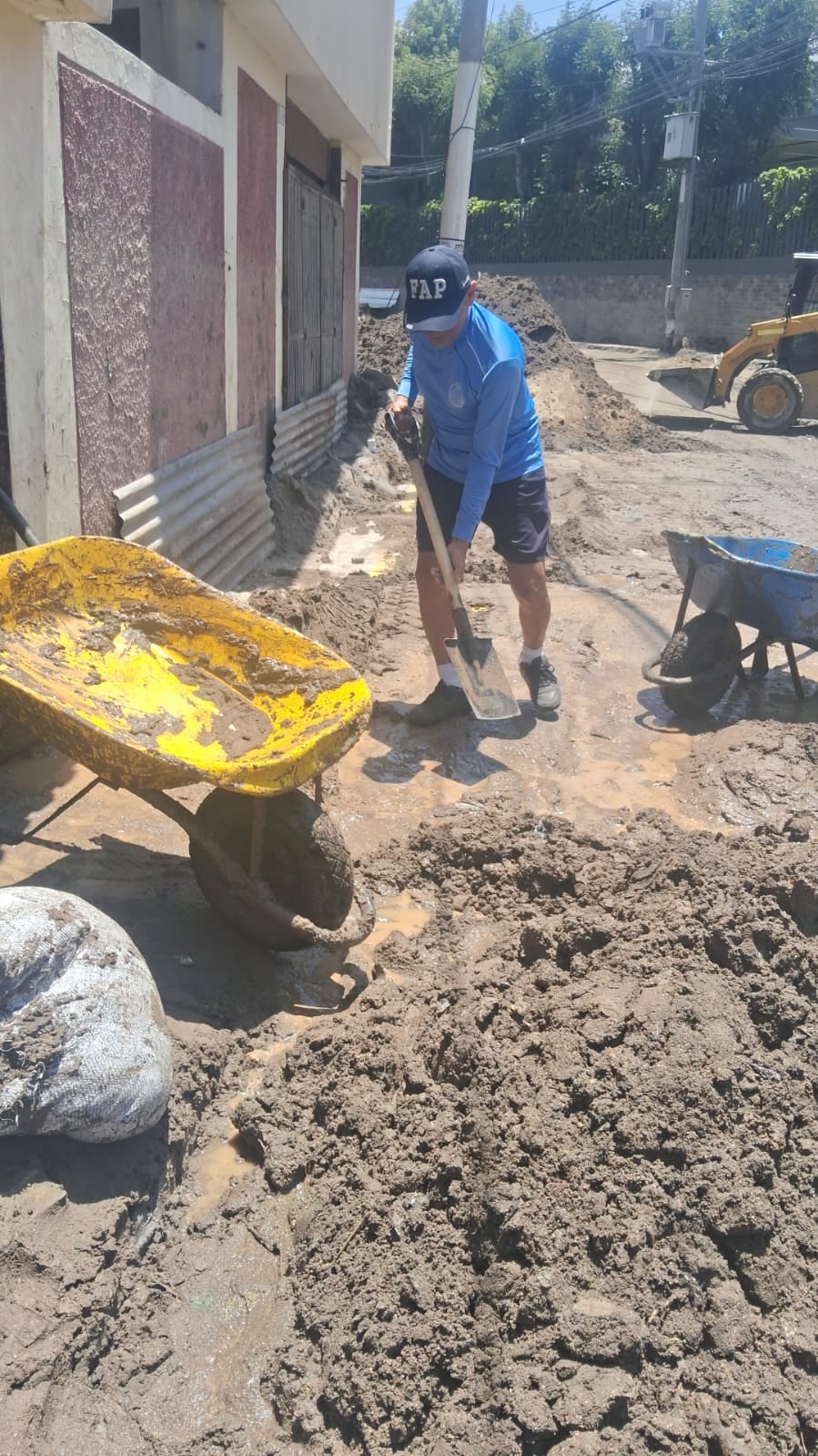 Intervención en la Calle Grande, en Yanahuara. Foto: FAP.