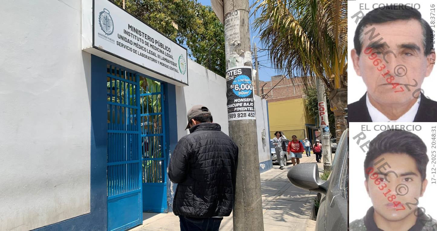 Lamentan muerte de dos personas en la región Lambayeque.