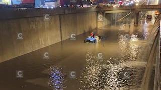 Lluvias en Arequipa: Vehículos atrapados en zanjón y daños en vías