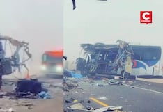 Tacna: cinco personas murieron tras choque de buses interprovinciales en la Panamericana Sur