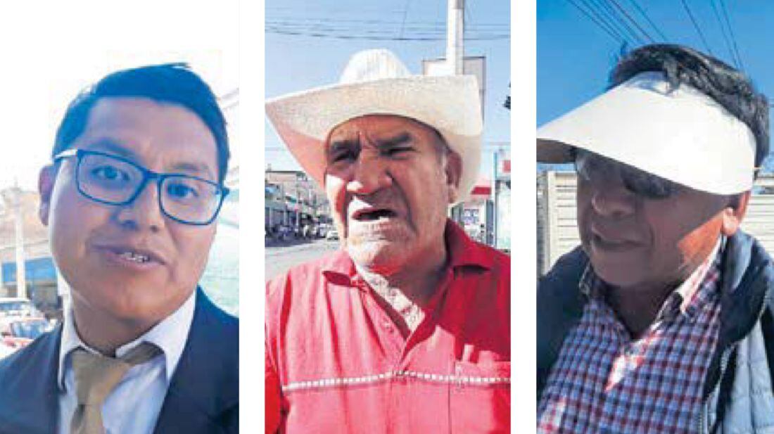 Ciudadanos con expectativas del Mensaje a la Nación. (Foto: GEC)