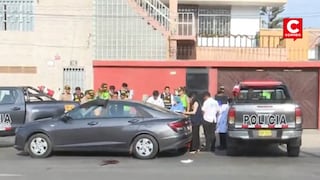 Sicarios acribillan a taxista y pasajera en el Callao