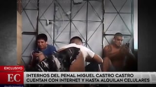 Trasladan a cárcel de Cerro de Pasco a presos que usaban celular e internet en penal Miguel Castro Castro