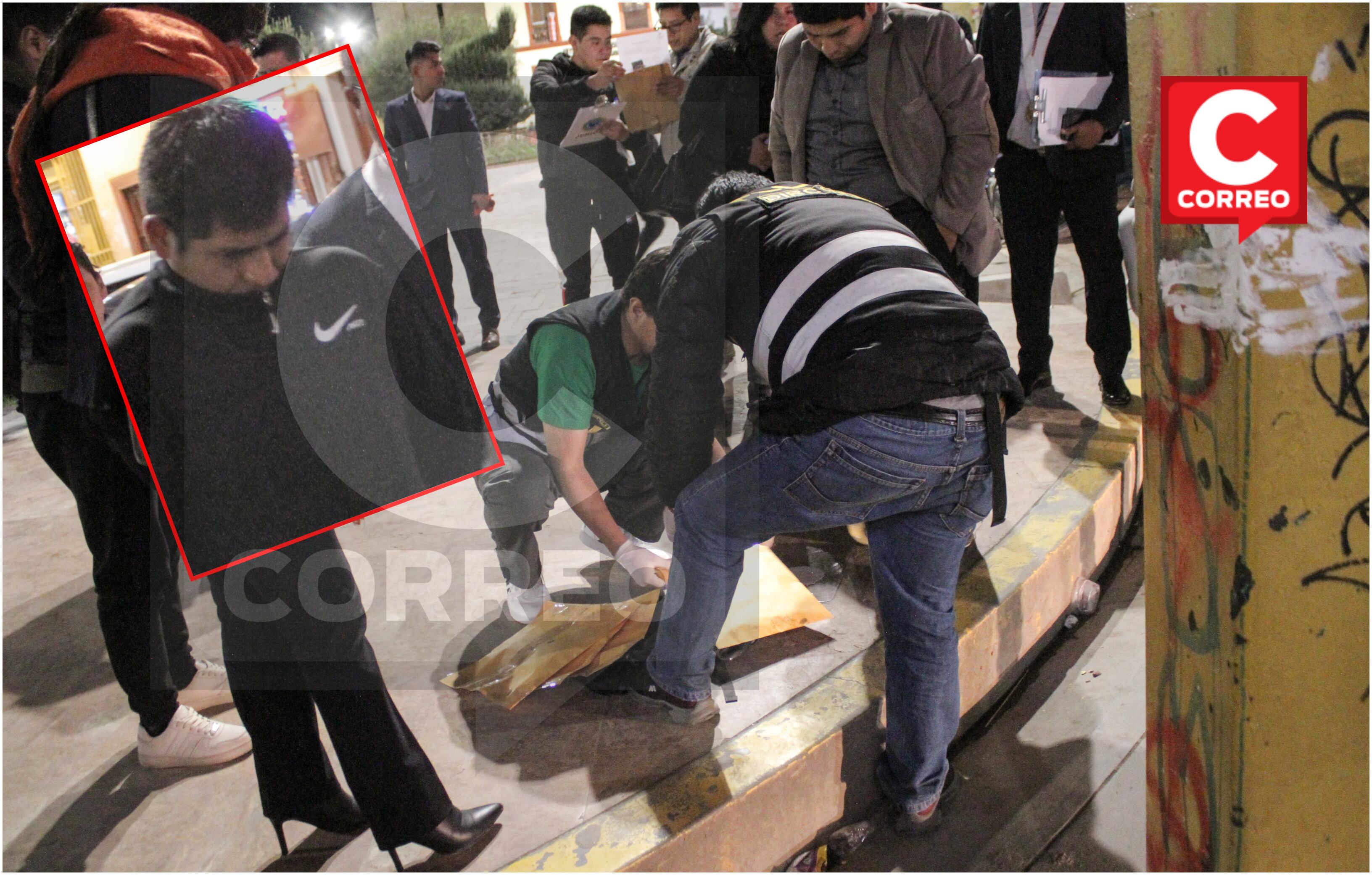 Operativo anticorrupción en la Plaza de la Constitución Foto: Adrián Zorrilla foto@GEC