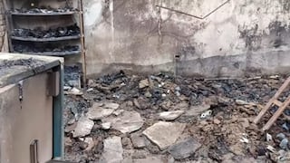 Trujillo: Incendio reduce a cenizas un taller de calzado en Florencia de Mora