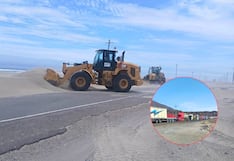 Arena invade la Panamericana Sur en Arequipa y deja decenas de vehículos varados (VIDEO)