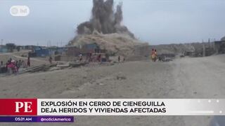 Cieneguilla: Heridos y viviendas afectadas por explosión en cerro