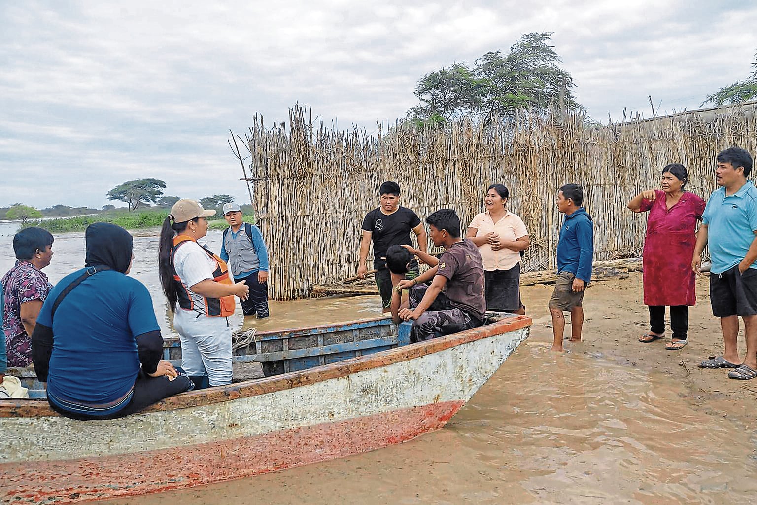 Más de mil familias afectadas por lluvias en Chiclayo. Foto: Diario Correo.