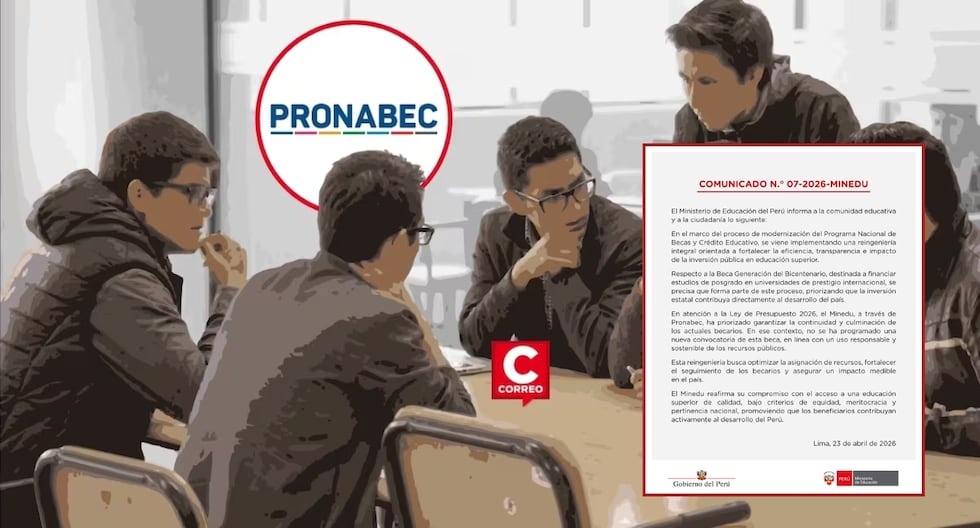 Minedu confirma que no habrá convocatoria de la Beca Generación del ...