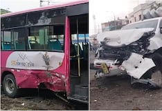 Arequipa: 8 personas heridas por choque en la Av. Independencia con calle Trabada