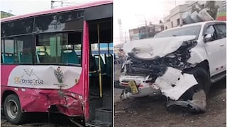 Arequipa: 8 personas heridas por choque en la Av. Independencia con calle Trabada