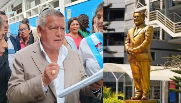 El gobernador regional de La Libertad defendió instalación de su monumento de la sede de la UCV. Aseguró que merece ese reconocimiento.