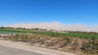 Fuertes vientos y polvareda afectan distintas zonas de Arequipa (VIDEO)