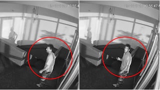 Ica: cámara capta a delincuente tras robo en el Centro Pastoral de Luren