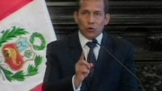 Humala presentará mañana política de desarrollo e inclusión del gobierno