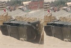 Ica: UTV de aventura sufre fuerte volcadura en las dunas de Huacachina