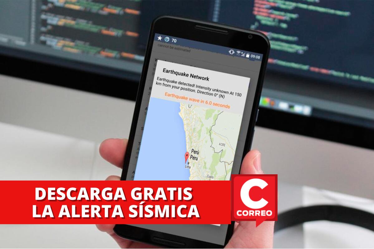 Apps para descargar en tu celular que te ayudarán a saber con antelación cuando esté a punto de ocurrir un eventual sismo o temblor. | Crédito: GEC / Composición