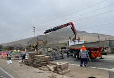 MTC informa que se iniciaron trabajos para la colocación de puente provisional en Chancay