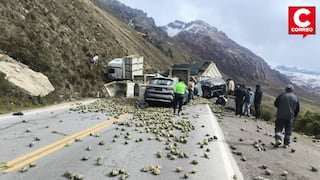 Cuádruple choque en Casapalca deja un fallecido y bloquea la Carretera Central