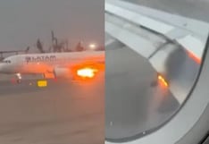 Avión de LATAM se incendia antes de despegar de Lima a Piura y evacúan a pasajeros