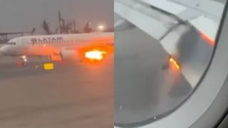 Avión de LATAM se incendia antes de despegar de Lima a Piura y evacúan a pasajeros