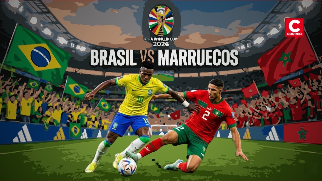 ¿A qué hora juega Brasil vs Marruecos este sábado y dónde ver el Mundial 2026?. Composición: Diario Correo.