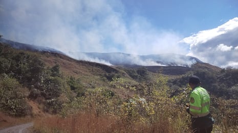 Hasta 10 incendios forestales a la vez se registraron en Cusco (FOTOS)