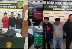 Policía retiene a varios adolescentes que integrarían bandas en la región Ica