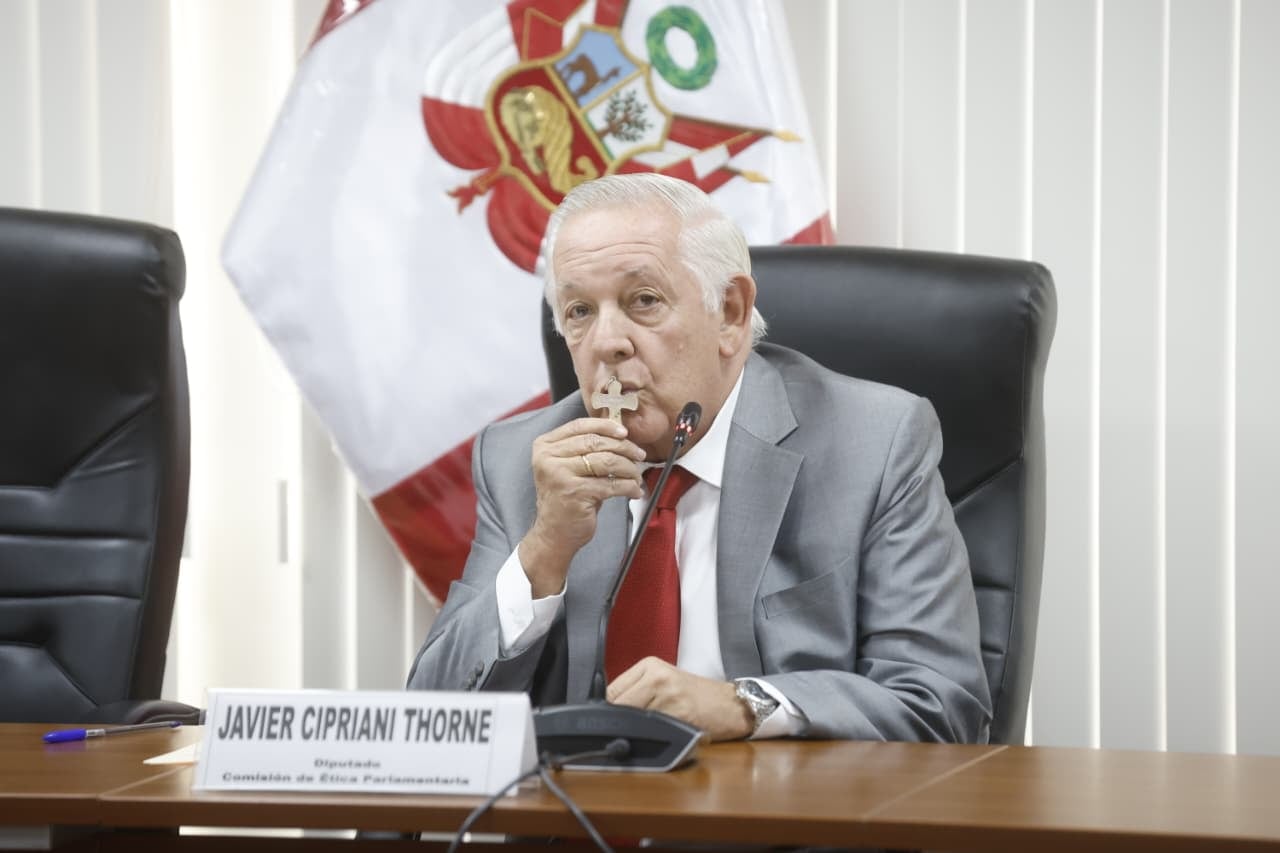 Javier Cipriani, diputado de Renovación Popular y coordinador de la Comisión de Ética. (Foto: GEC)