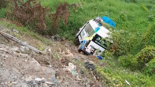 Choque entre motocicleta y miniván deja un muerto en carretera a la sierra de La Libertad