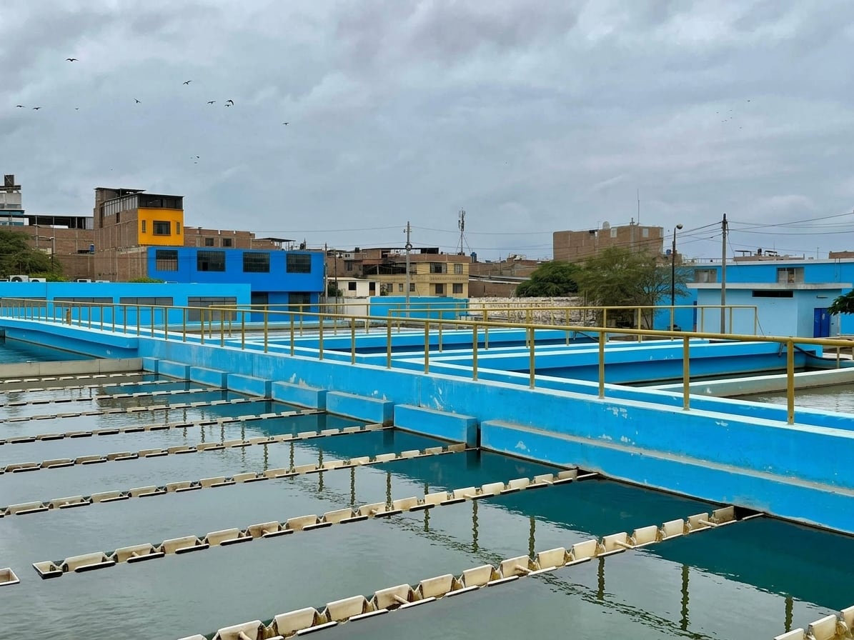 Se hicieron trabajos en la Planta de Tratamiento N.° 01 de Chiclayo.