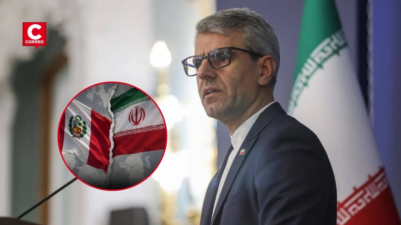 Irán califica como “gesto vacío” decisión de Perú de romper relaciones diplomáticas. Composición: Diario Correo.