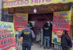 Clausuran cinco establecimientos de venta de pescado insalubres en Huancayo